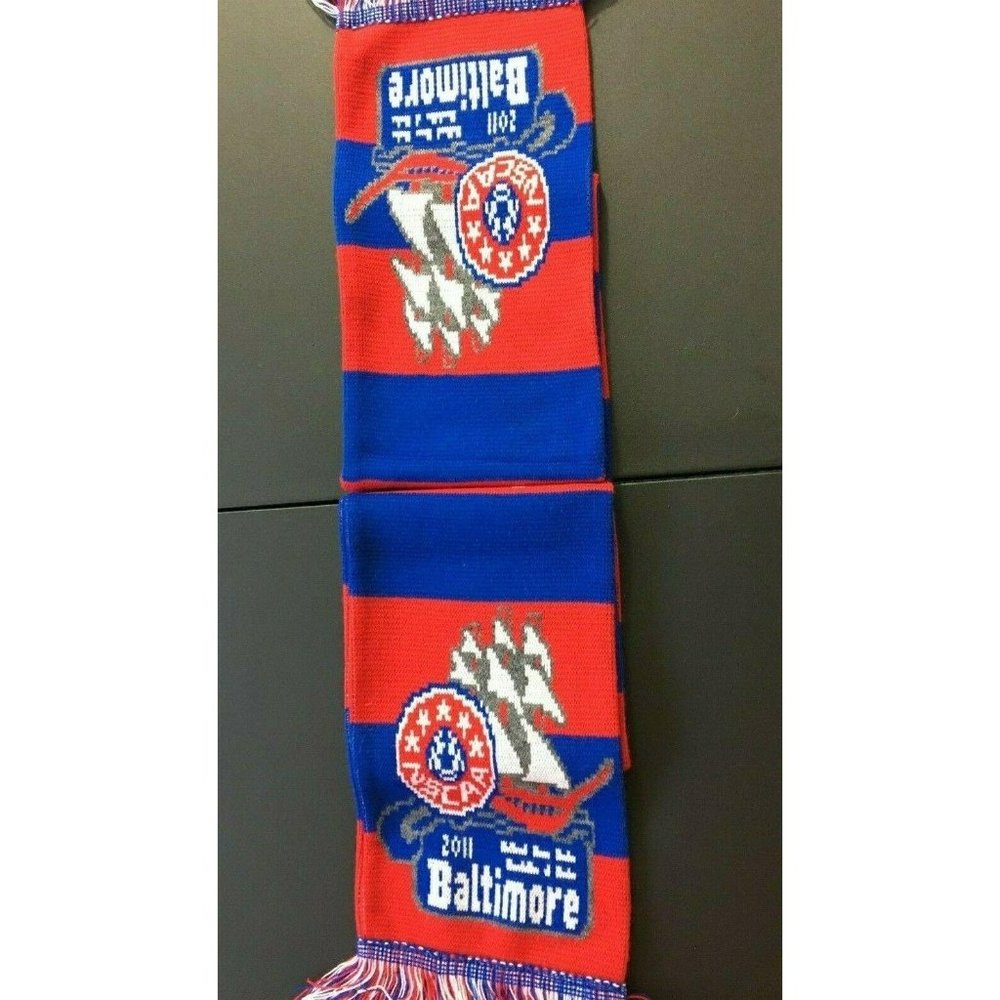 Baltimore Futbol Soccer Club Scarf 2011 NSCAA Red